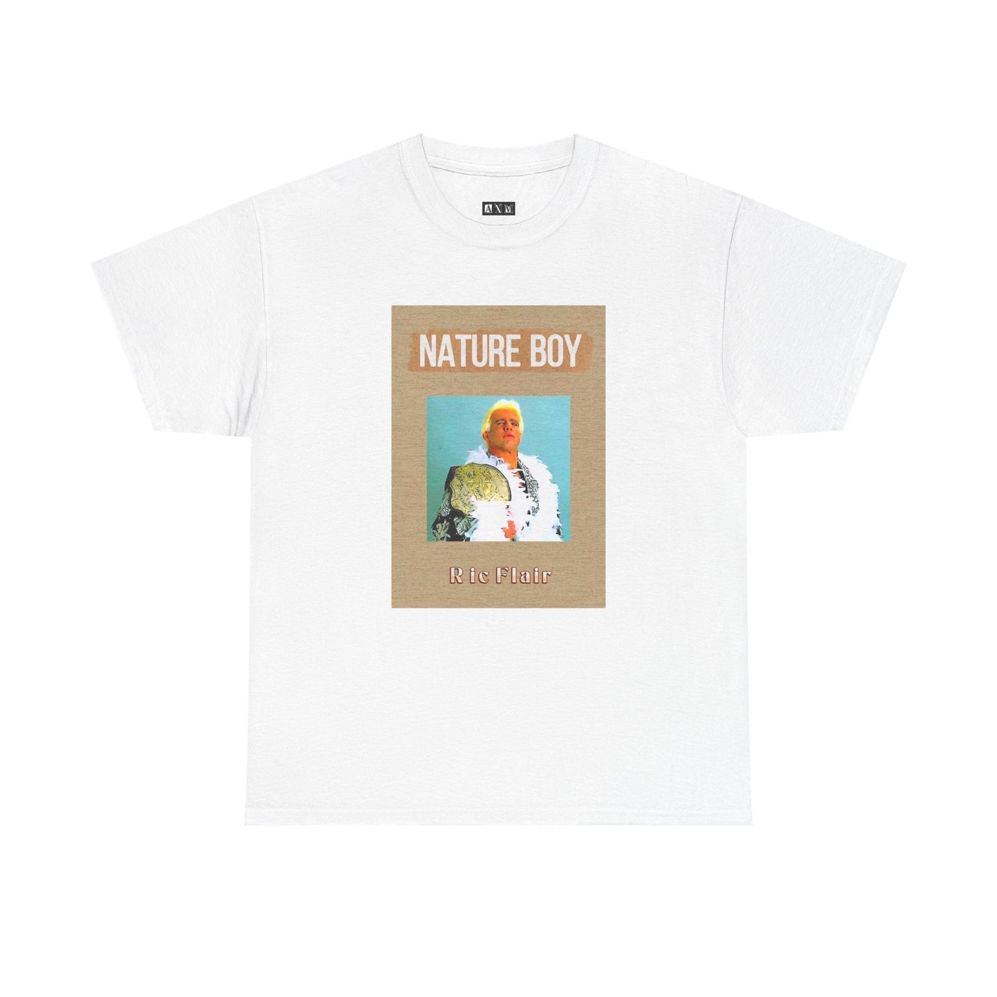 Ric Flair unisex heavyweight tee shirt celebrating the “Nature Boy” in all of his legendary glory. A tribute to charisma, style, and championship swagger, this shirt is pure flair for any professional wrestling fans. Wooooo!!!