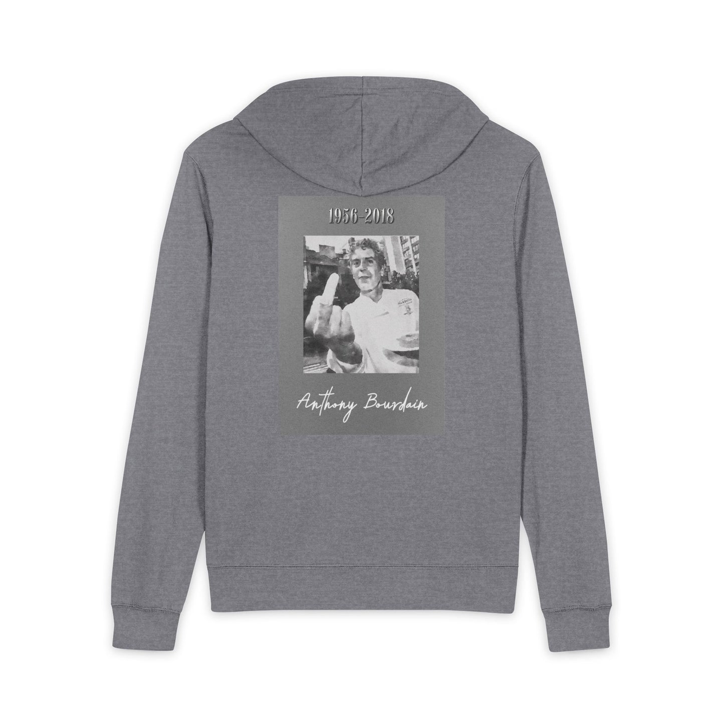 ANTHONY BOURDAIN UNISEX FULL ZIP UP HOODIE