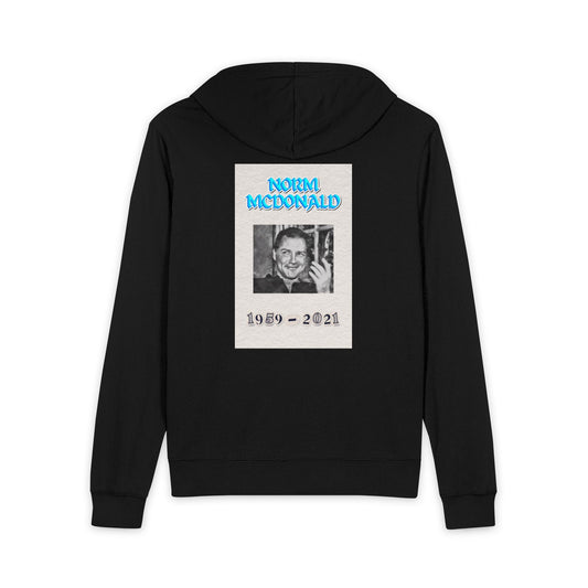 NORM MCDONALD UNISEX FULL ZIP UP HOODIE