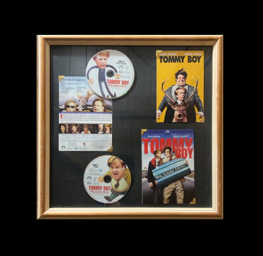 FRAMED GLASS “TOMMY BOY” ARTWORK