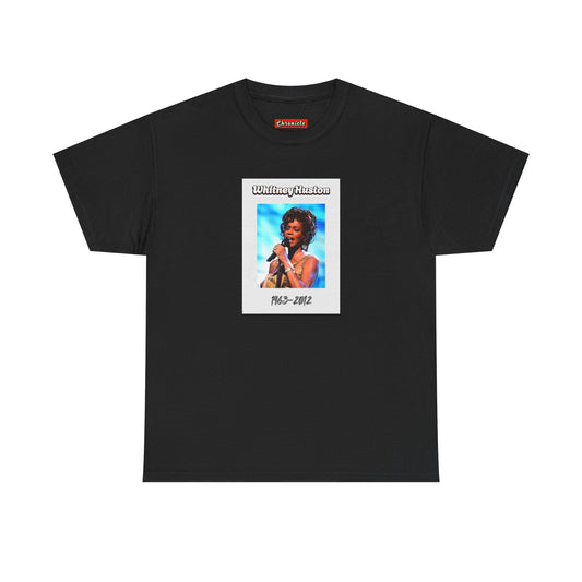 WHITNEY HUSTON UNISEX HEAVYWEIGHT TEE SHIRT