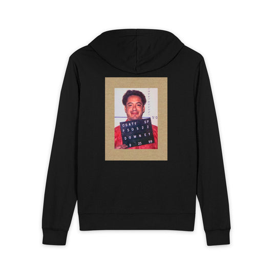 ROBERT DOWNEY JR. UNISEX FULL ZIP UP HOODIE