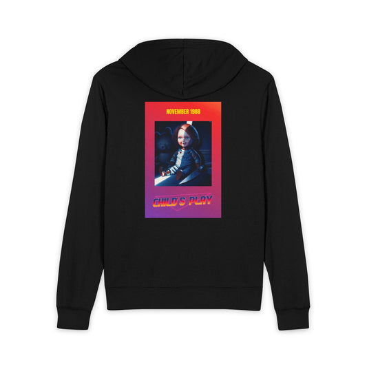 CHILD’S PLAY A UNISEX FULL ZIP UP HOODIE