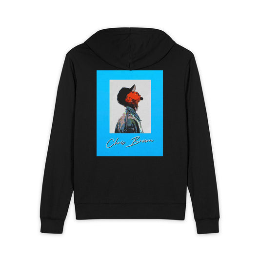 CHRIS BROWN UNISEX FULL ZIP UP HOODIE