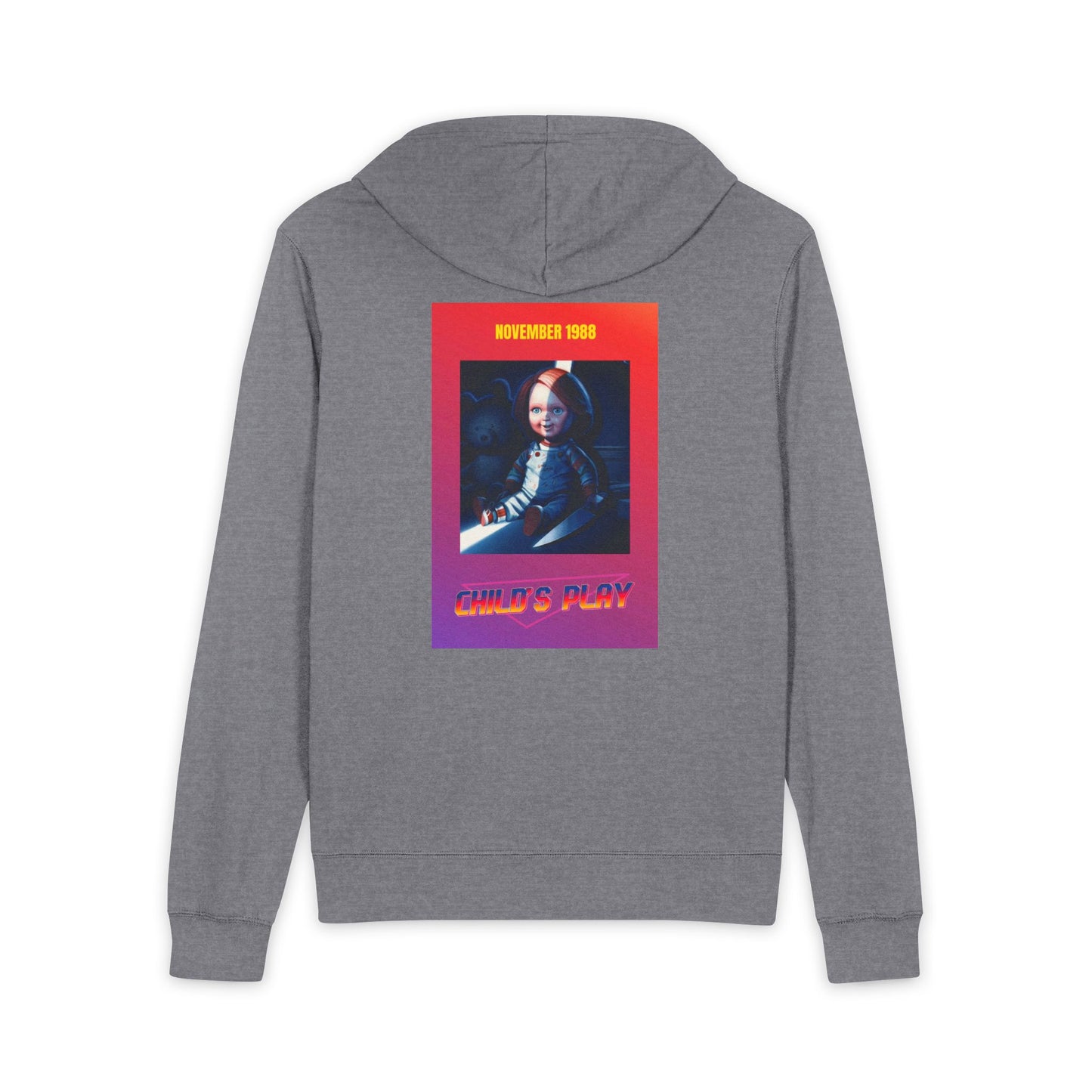 CHILD’S PLAY A UNISEX FULL ZIP UP HOODIE