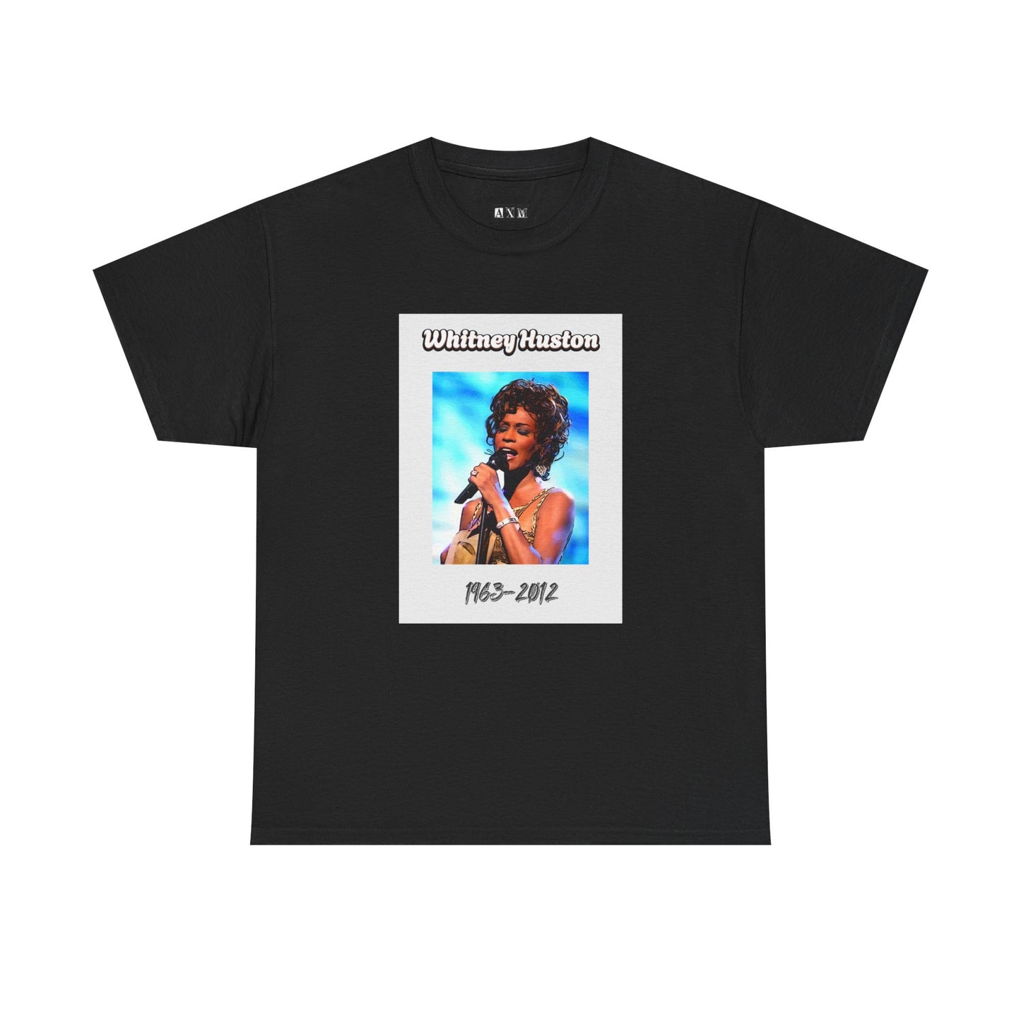 Whitney Houston unisex heavyweight tee shirt. A powerful reminder of her timeless legacy and unmatched talent. A must-have for true fans that honors the voice of a legend and the Queen of Pop and Soul.