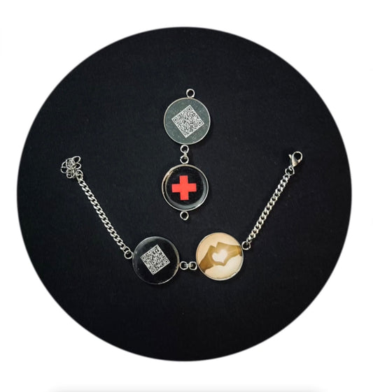 2 PENDANT PERSONALIZED CHRONICLE GIFT BRACELET